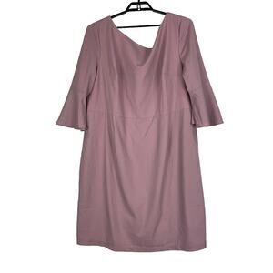 Chi Chi London Womens size 22 dress mauve Yohana bodycon